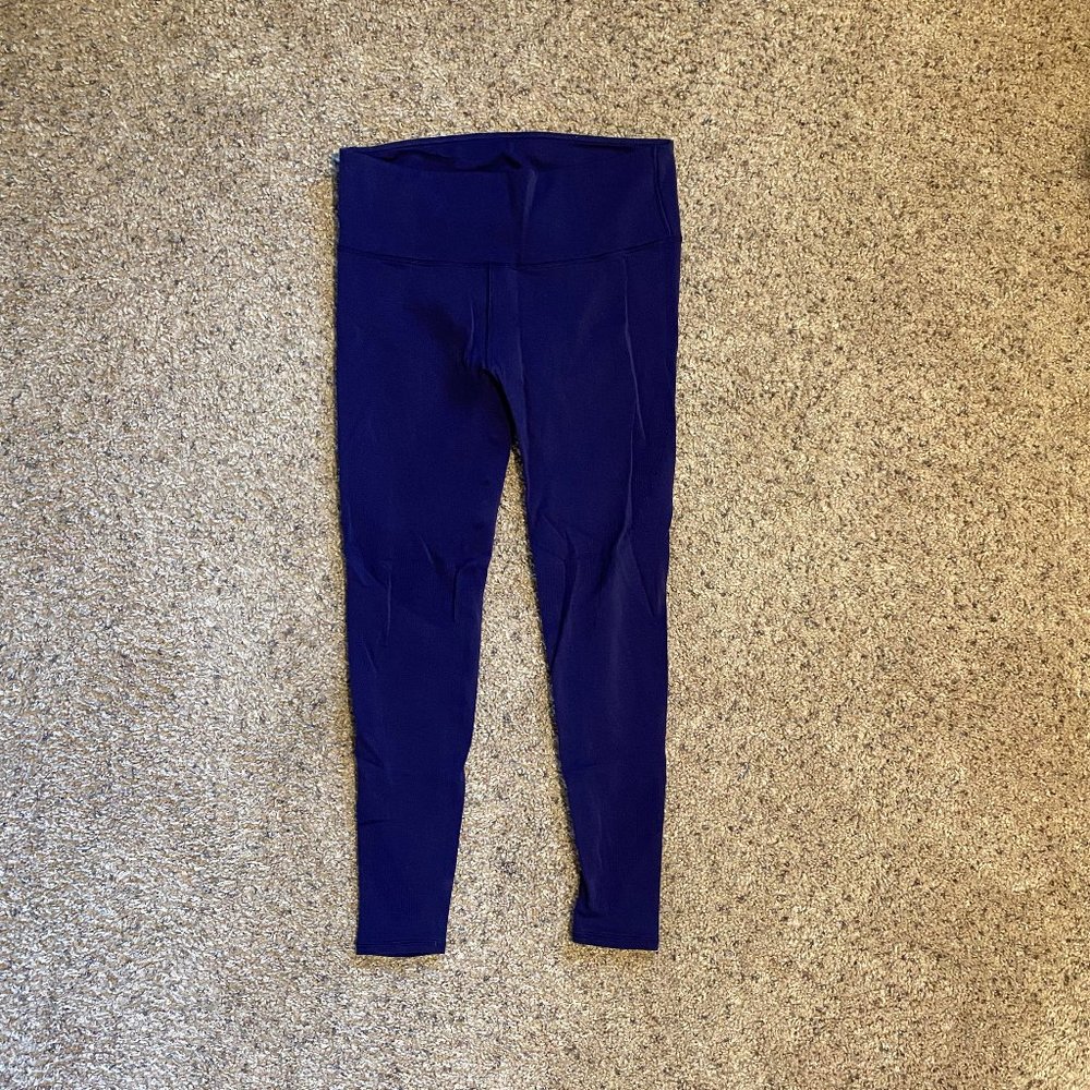 Purple Lululemon Mesh Leggings